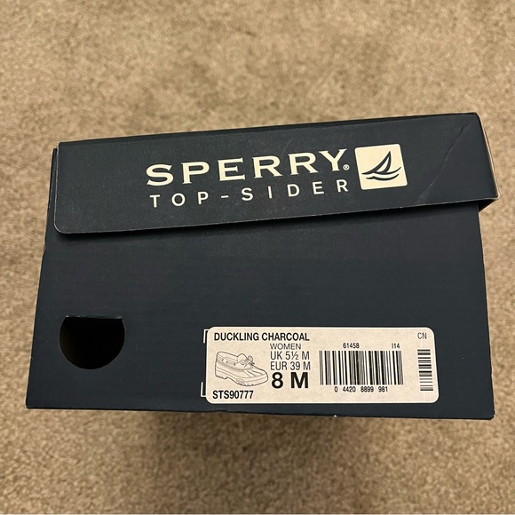 NWT Sperry Duckling Boots in Charcoal - Picture 2 of 2